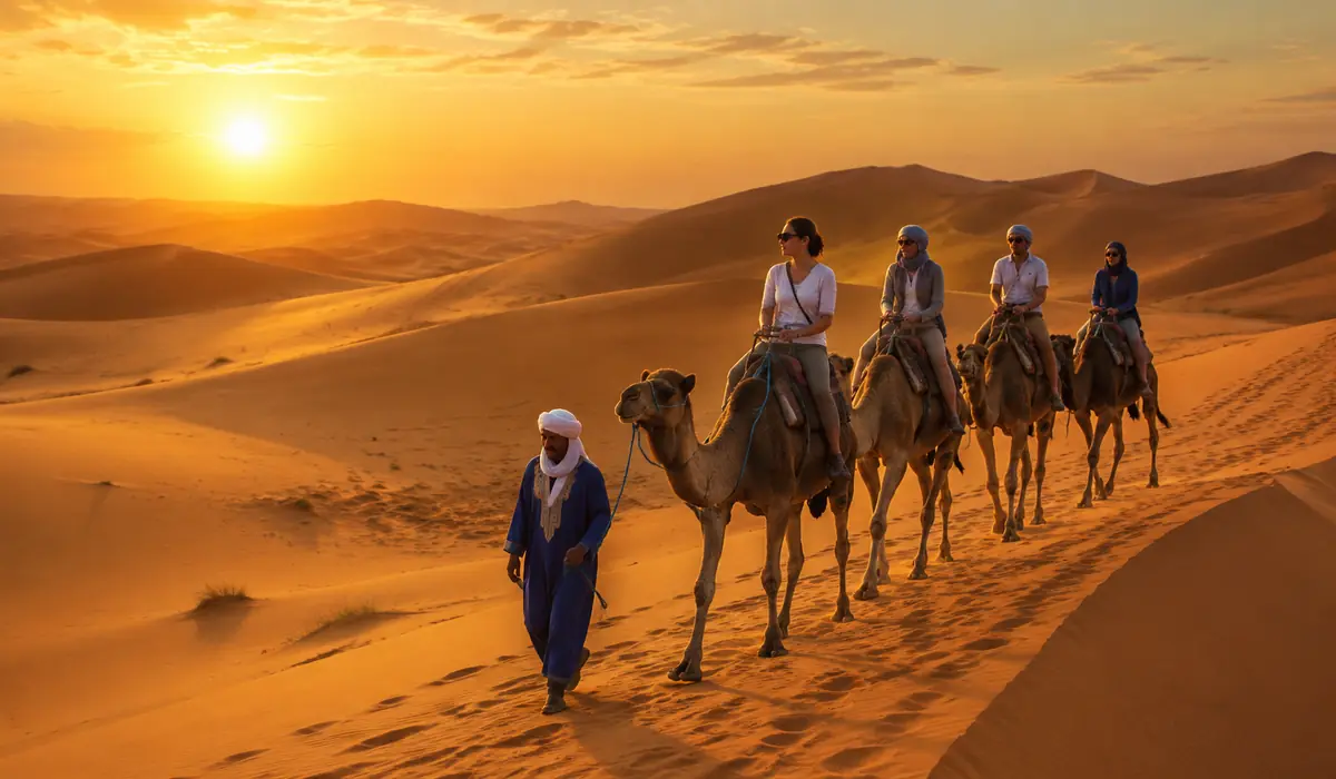 Sunset Camel Ride in Merzouga